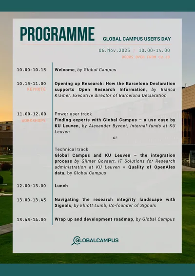 Programme GC Users day_2025