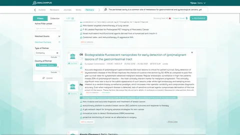 Finding Consortium Partners via Global Campus
